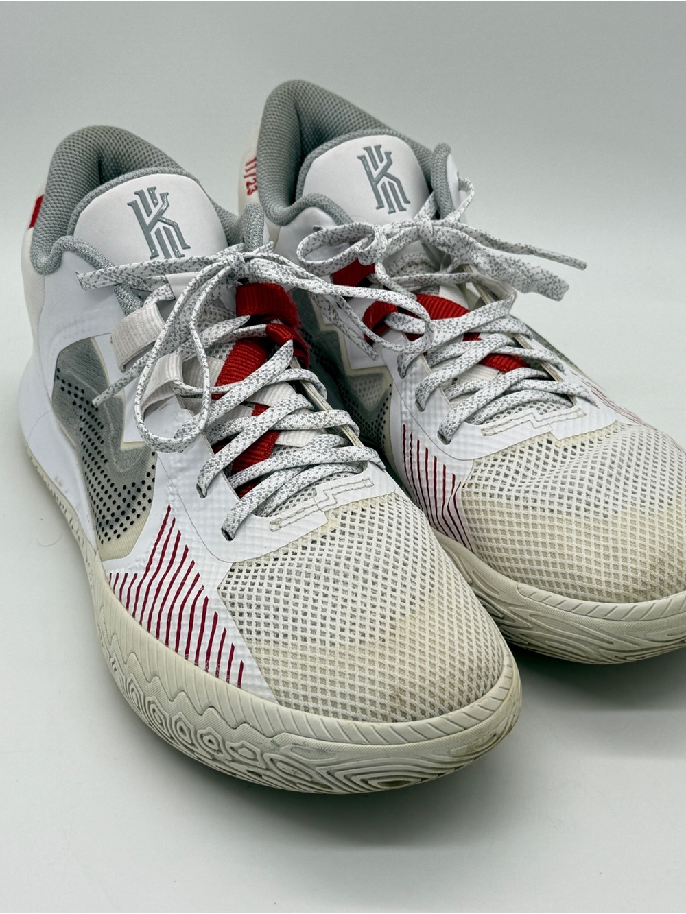 Nike Kyrie Flytrap 5 CZ4100-100 White Red Basketball Shoes